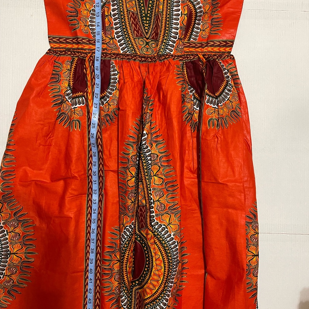 GATHERED WAIST DRESS - Picture 8 of 11